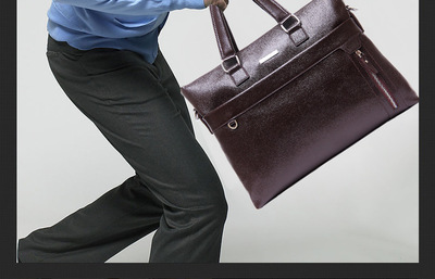 歐美風(fēng)尚，商務(wù)新選 探索高端男士真皮單肩斜跨公文包